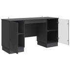 Scrivania Nero 142,5 x 50 x 75 cm Legno ingegnerizzato