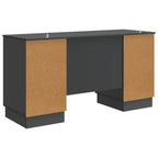 Scrivania Nero 142,5 x 50 x 75 cm Legno ingegnerizzato