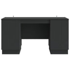 Scrivania Nero 142,5 x 50 x 75 cm Legno ingegnerizzato