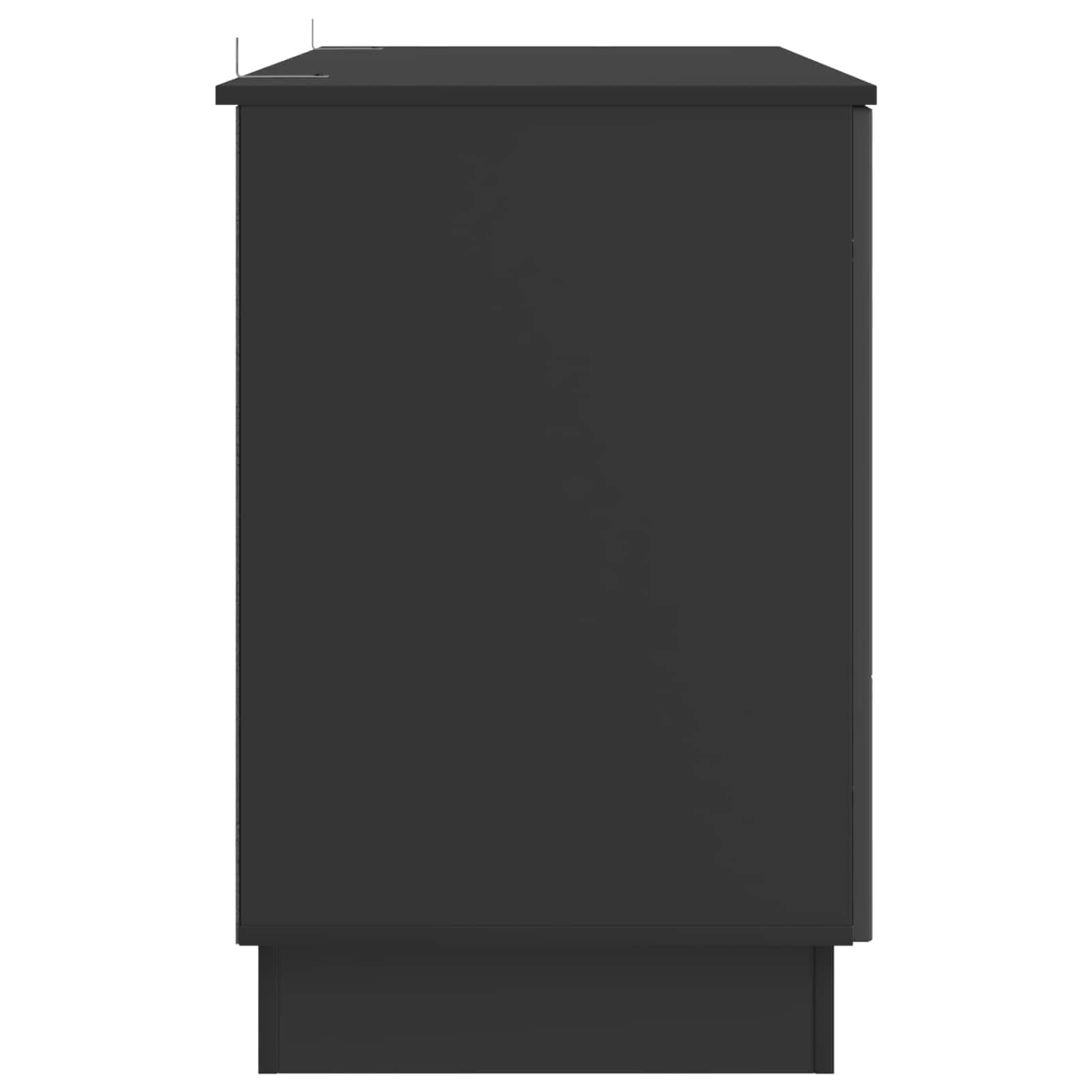 Scrivania Nero 142,5 x 50 x 75 cm Legno ingegnerizzato