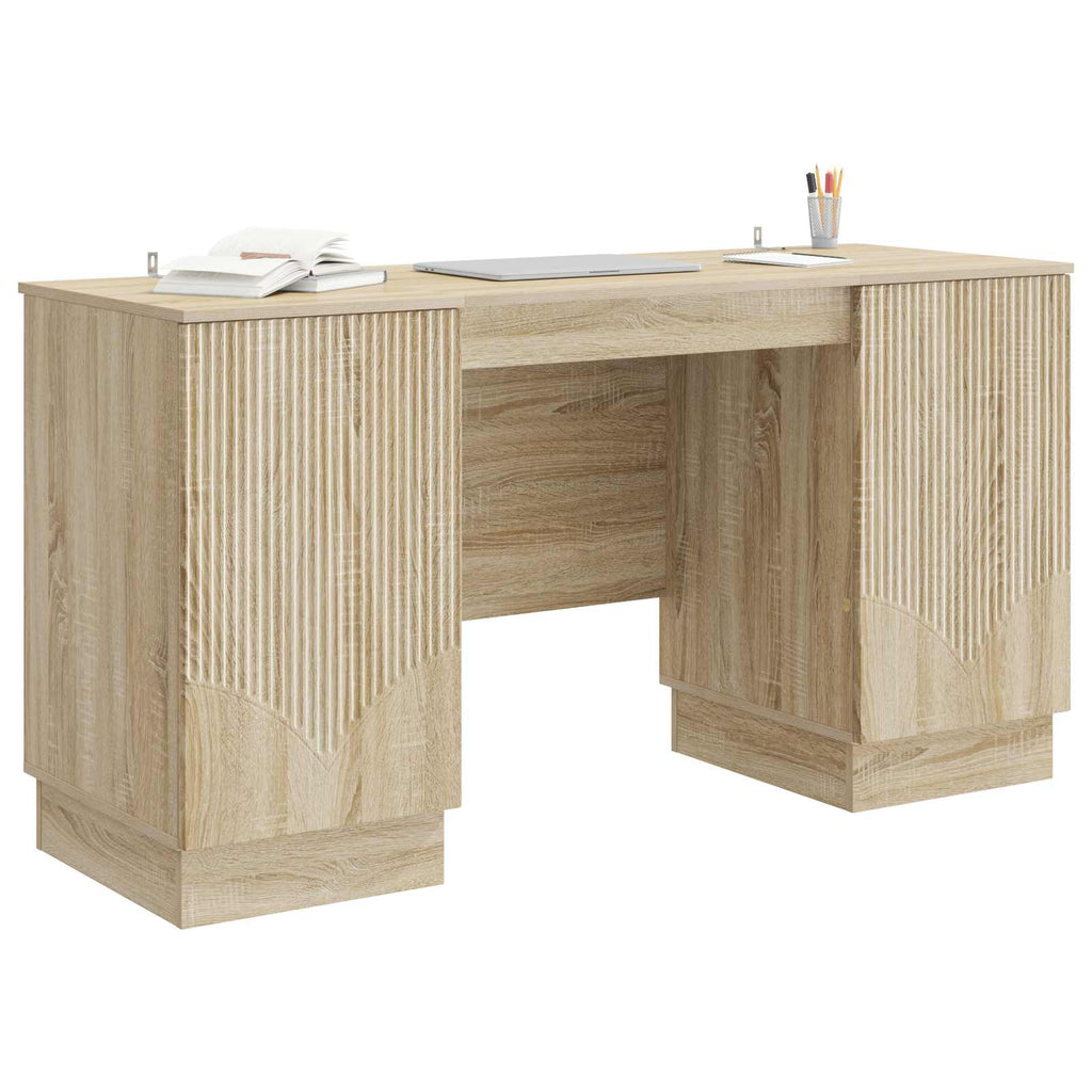 Scrivania Rovere Sonoma 142,5 x 50 x 75 cm Legno ingegnerizzato