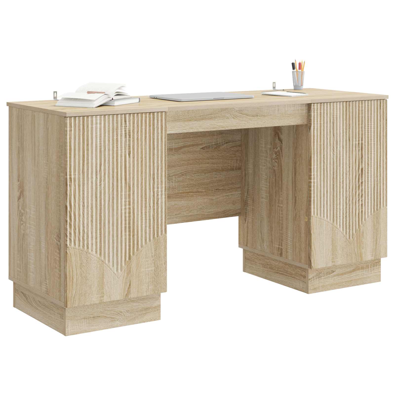 Scrivania Rovere Sonoma 142,5 x 50 x 75 cm Legno ingegnerizzato