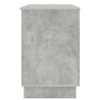 Scrivania con lo scaffale Grigio Cemento 142,5 x 50 x 75 cm