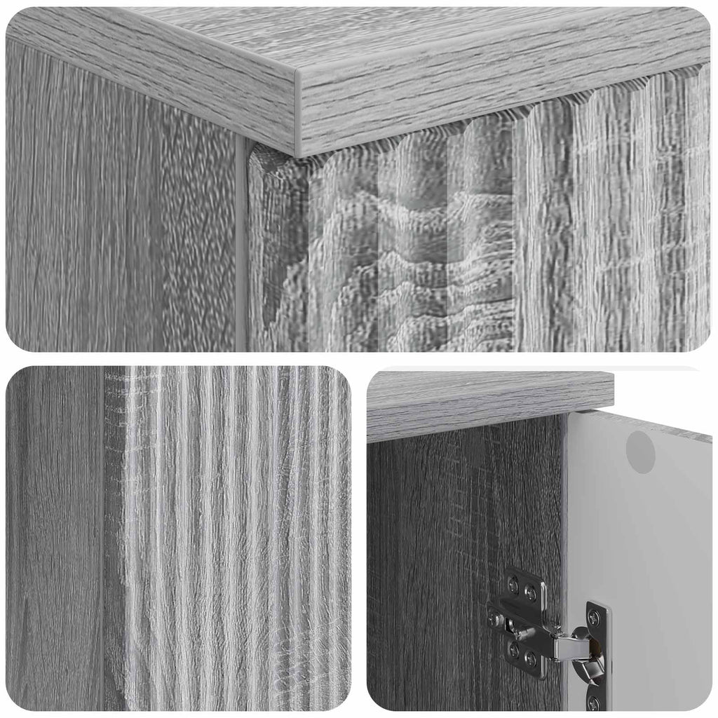 Scrivania Grigio Sonoma 142,5 x 50 x 75 cm Legno ingegnerizzato