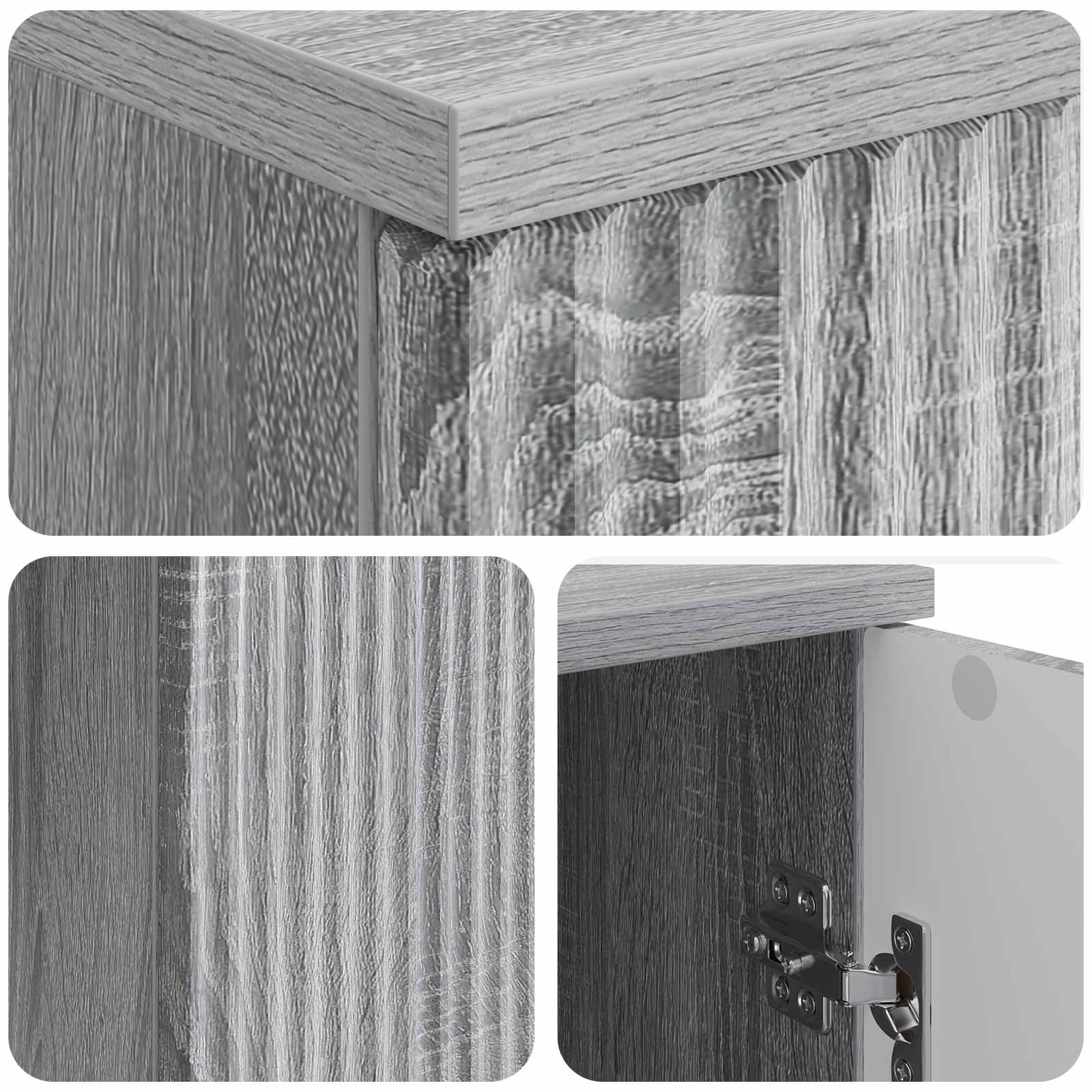 Scrivania Grigio Sonoma 142,5 x 50 x 75 cm Legno ingegnerizzato