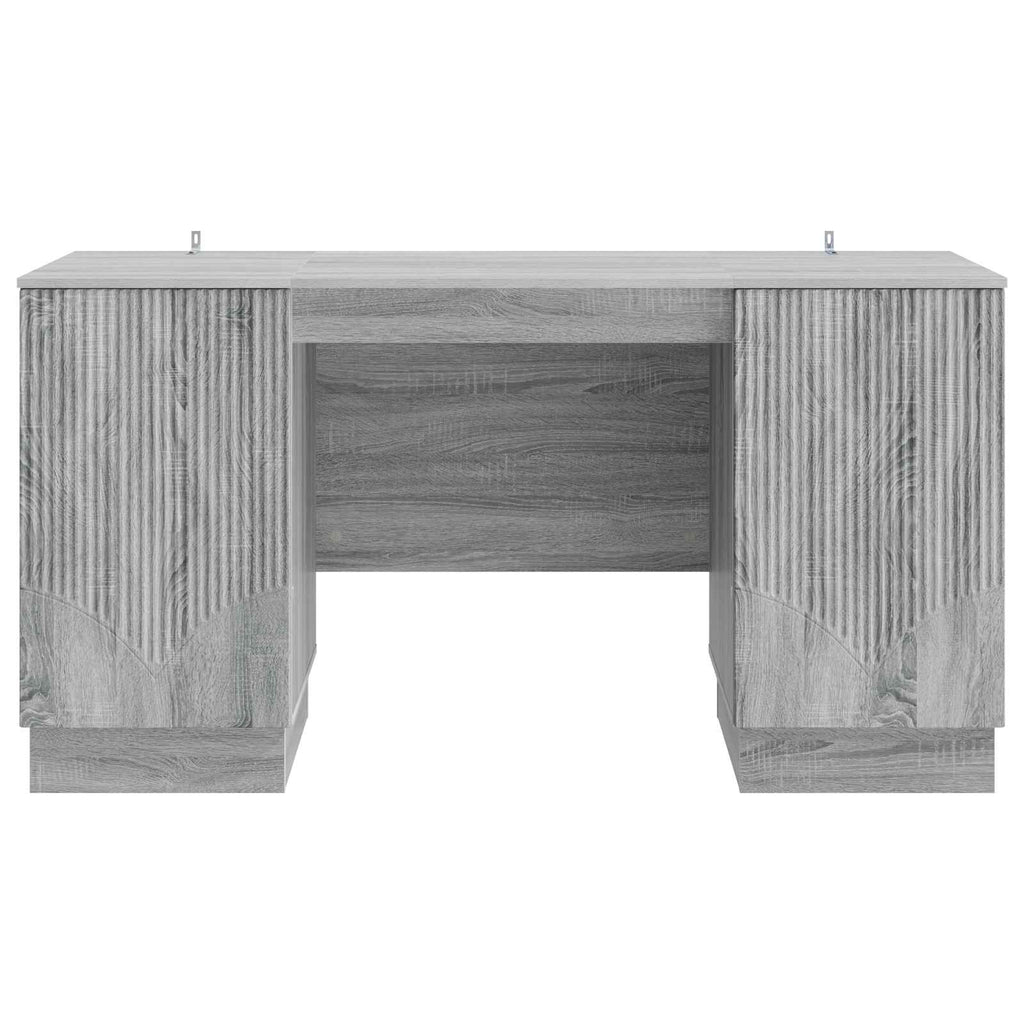 Scrivania Grigio Sonoma 142,5 x 50 x 75 cm Legno ingegnerizzato