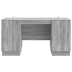 Scrivania Grigio Sonoma 142,5 x 50 x 75 cm Legno ingegnerizzato