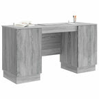 Scrivania Grigio Sonoma 142,5 x 50 x 75 cm Legno ingegnerizzato