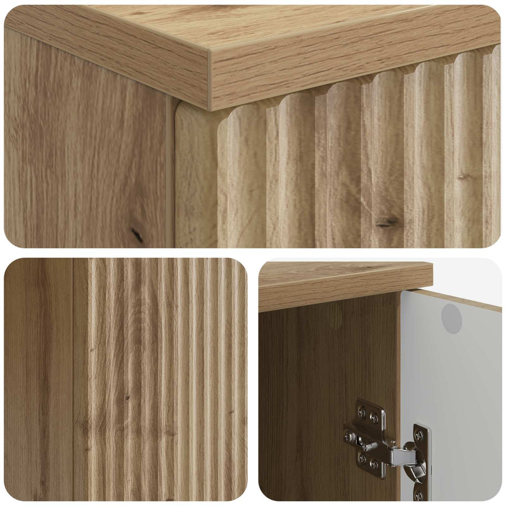 Scrivania con lo scaffale Rovere Artigianale 142,5 x 50 x 75 cm