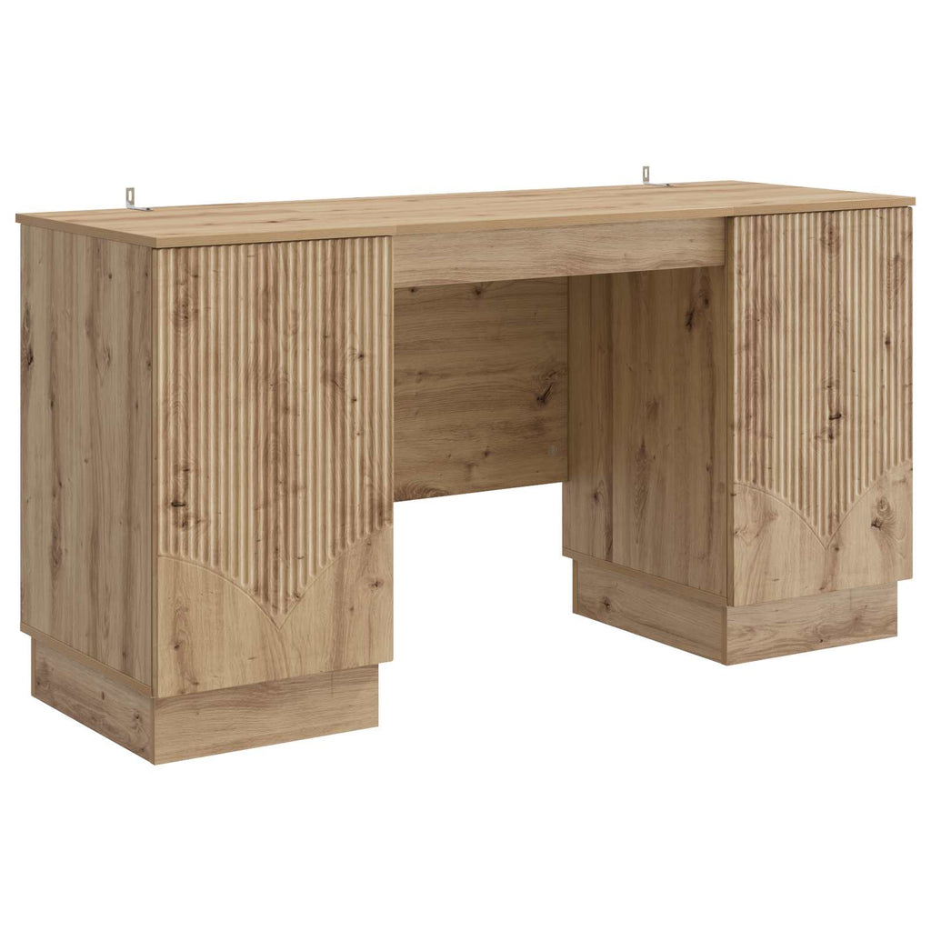 Scrivania con lo scaffale Rovere Artigianale 142,5 x 50 x 75 cm