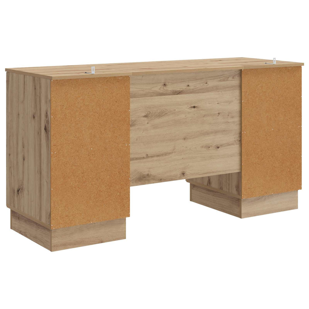 Scrivania con lo scaffale Rovere Artigianale 142,5 x 50 x 75 cm