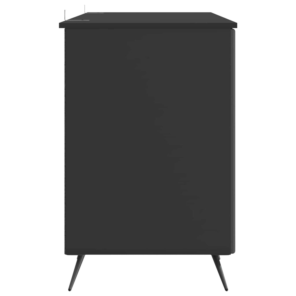 Scrivania Nero 142,5 x 50 x 75 cm Legno ingegnerizzato