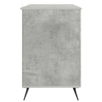 Scrivania con lo scaffale Grigio Cemento 142,5 x 50 x 75 cm