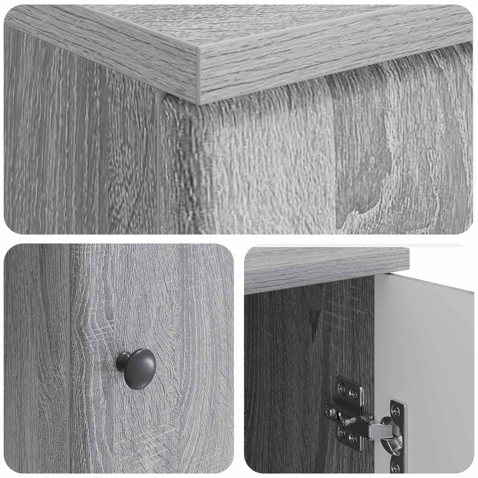Scrivania Grigio Sonoma 142,5 x 50 x 75 cm Legno ingegnerizzato