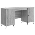 Scrivania Grigio Sonoma 142,5 x 50 x 75 cm Legno ingegnerizzato