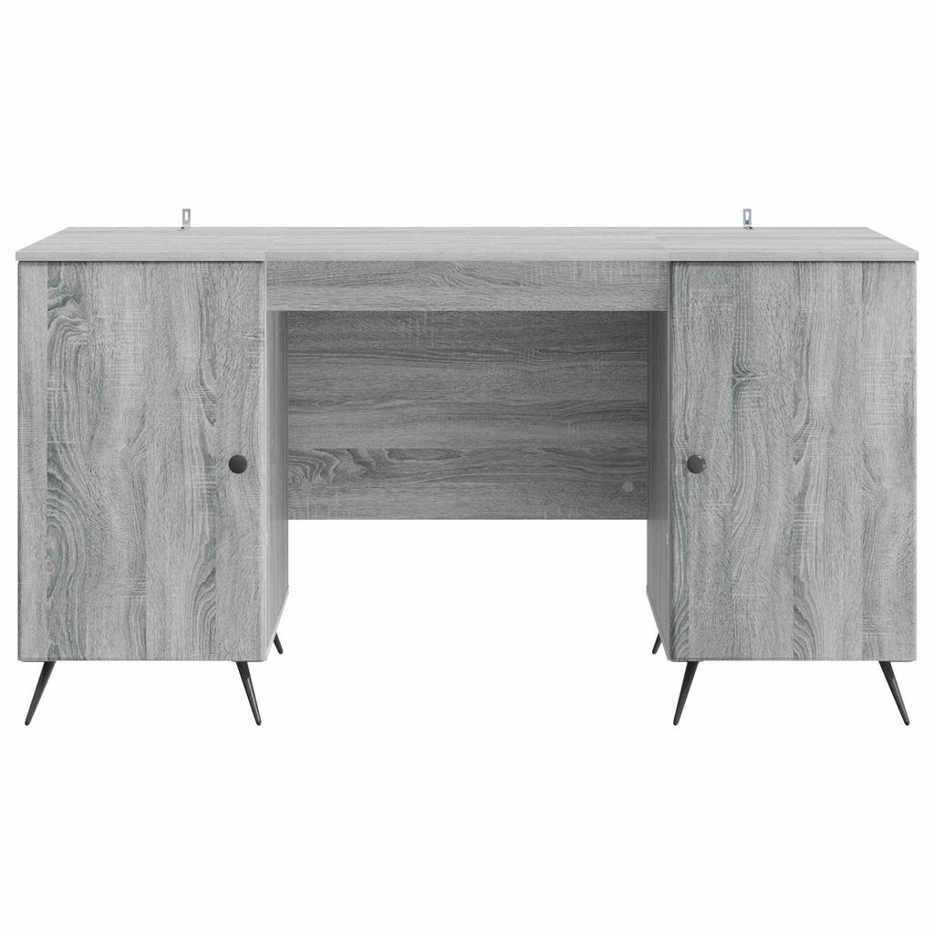 Scrivania Grigio Sonoma 142,5 x 50 x 75 cm Legno ingegnerizzato