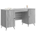 Scrivania Grigio Sonoma 142,5 x 50 x 75 cm Legno ingegnerizzato