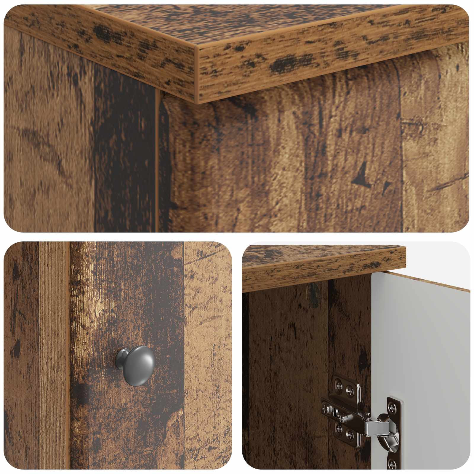 Scrivania Legno antico 142,5 x 50 x 75 cm Legno ingegnerizzato