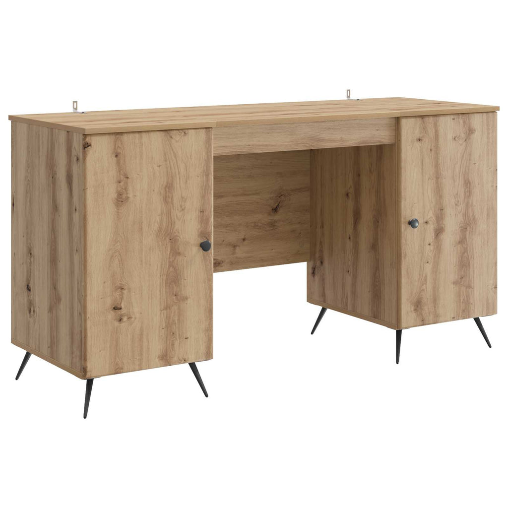 Scrivania con lo scaffale Rovere Artigianale 142,5 x 50 x 75 cm