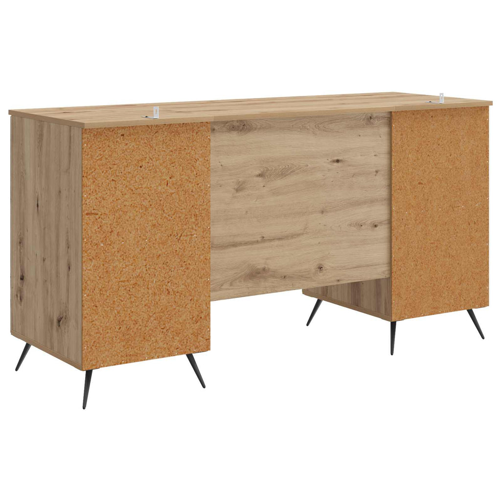 Scrivania con lo scaffale Rovere Artigianale 142,5 x 50 x 75 cm