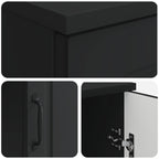 Scrivania Nero 142,5 x 50 x 75 cm Legno ingegnerizzato