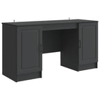 Scrivania Nero 142,5 x 50 x 75 cm Legno ingegnerizzato