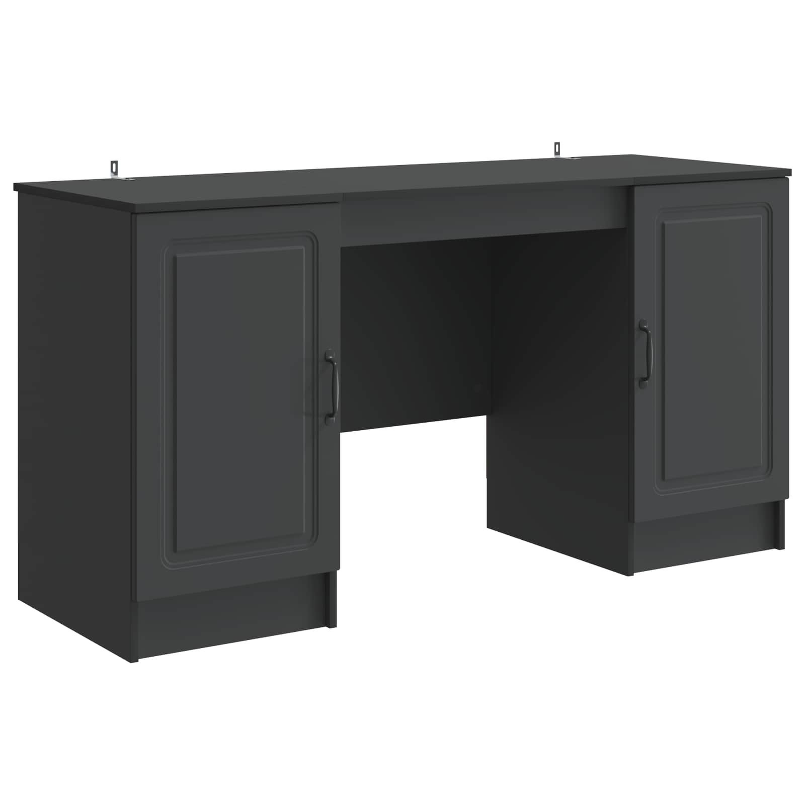 Scrivania Nero 142,5 x 50 x 75 cm Legno ingegnerizzato