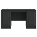 Scrivania Nero 142,5 x 50 x 75 cm Legno ingegnerizzato