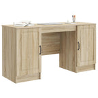 Scrivania Rovere Sonoma 142,5 x 50 x 75 cm Legno ingegnerizzato