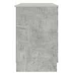 Scrivania con lo scaffale Grigio Cemento 142,5 x 50 x 75 cm