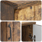 Scrivania Rovere Fumo 142,5 x 50 x 75 cm Legno ingegnerizzato