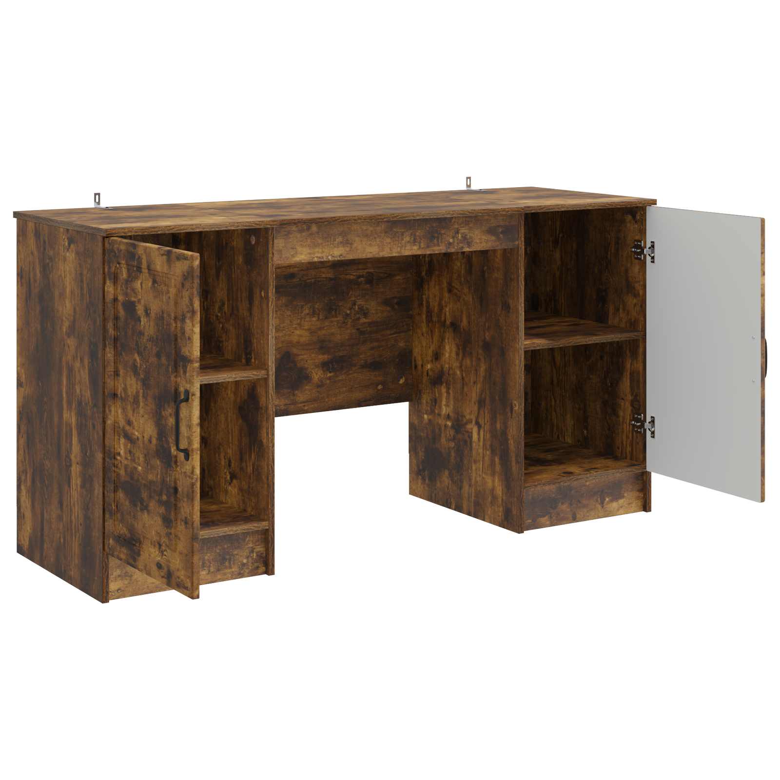 Scrivania Rovere Fumo 142,5 x 50 x 75 cm Legno ingegnerizzato