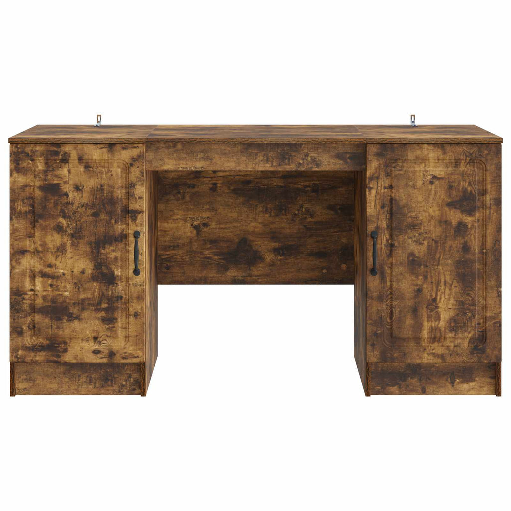 Scrivania Rovere Fumo 142,5 x 50 x 75 cm Legno ingegnerizzato