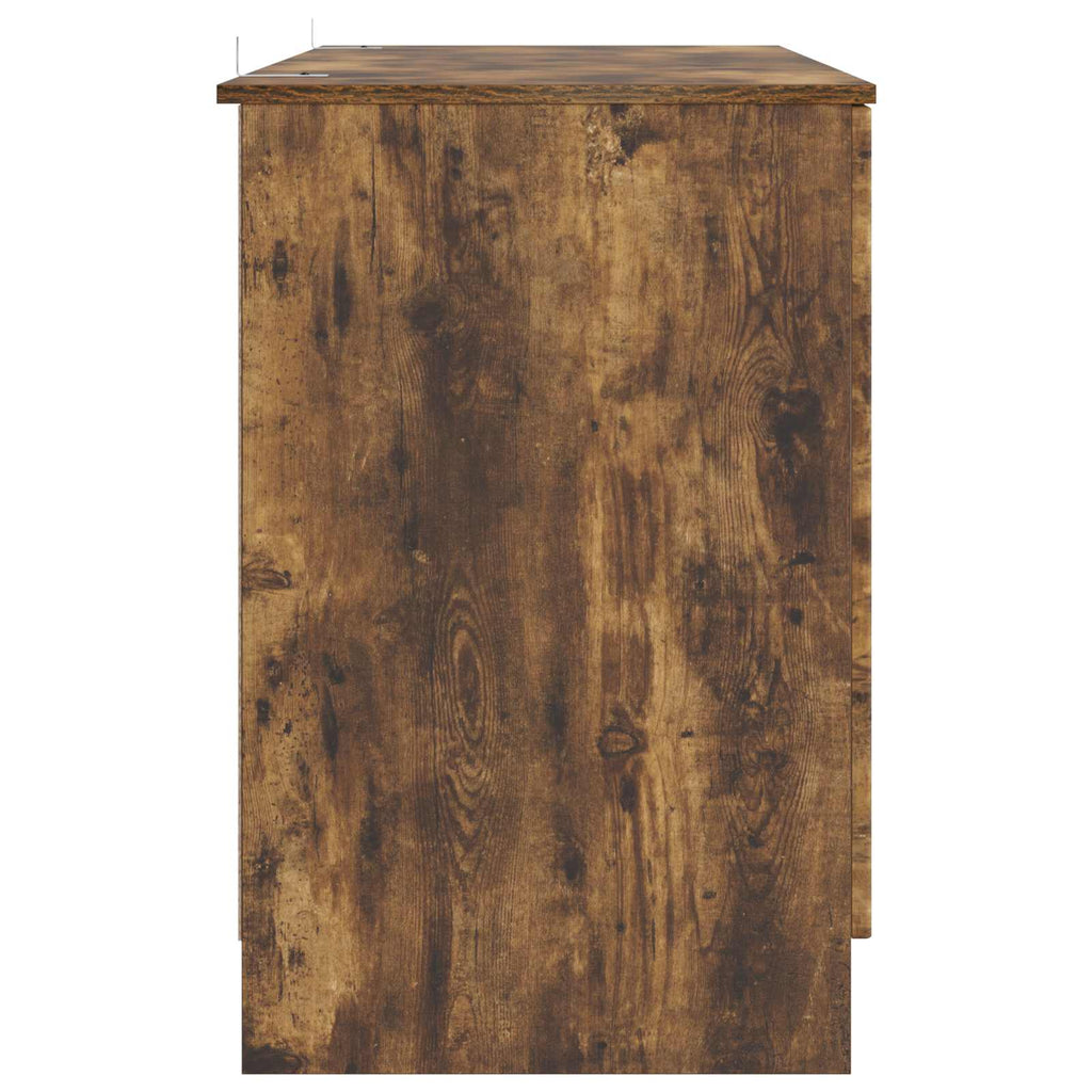 Scrivania Rovere Fumo 142,5 x 50 x 75 cm Legno ingegnerizzato