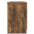 Scrivania Rovere Fumo 142,5 x 50 x 75 cm Legno ingegnerizzato