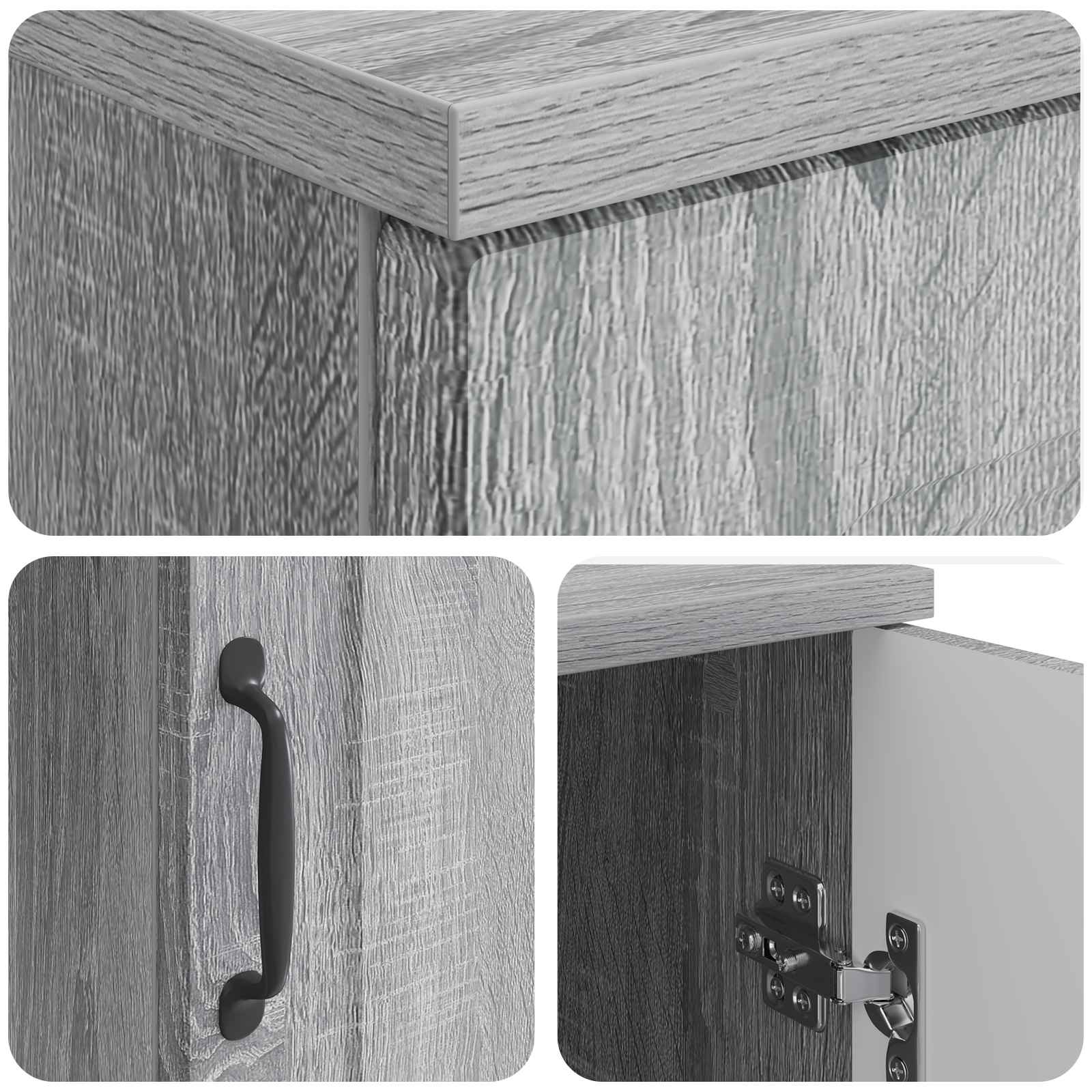 Scrivania Grigio Sonoma 142,5 x 50 x 75 cm Legno ingegnerizzato