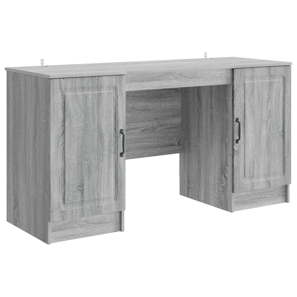 Scrivania Grigio Sonoma 142,5 x 50 x 75 cm Legno ingegnerizzato