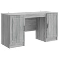 Scrivania Grigio Sonoma 142,5 x 50 x 75 cm Legno ingegnerizzato