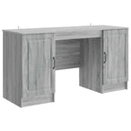 Scrivania Grigio Sonoma 142,5 x 50 x 75 cm Legno ingegnerizzato