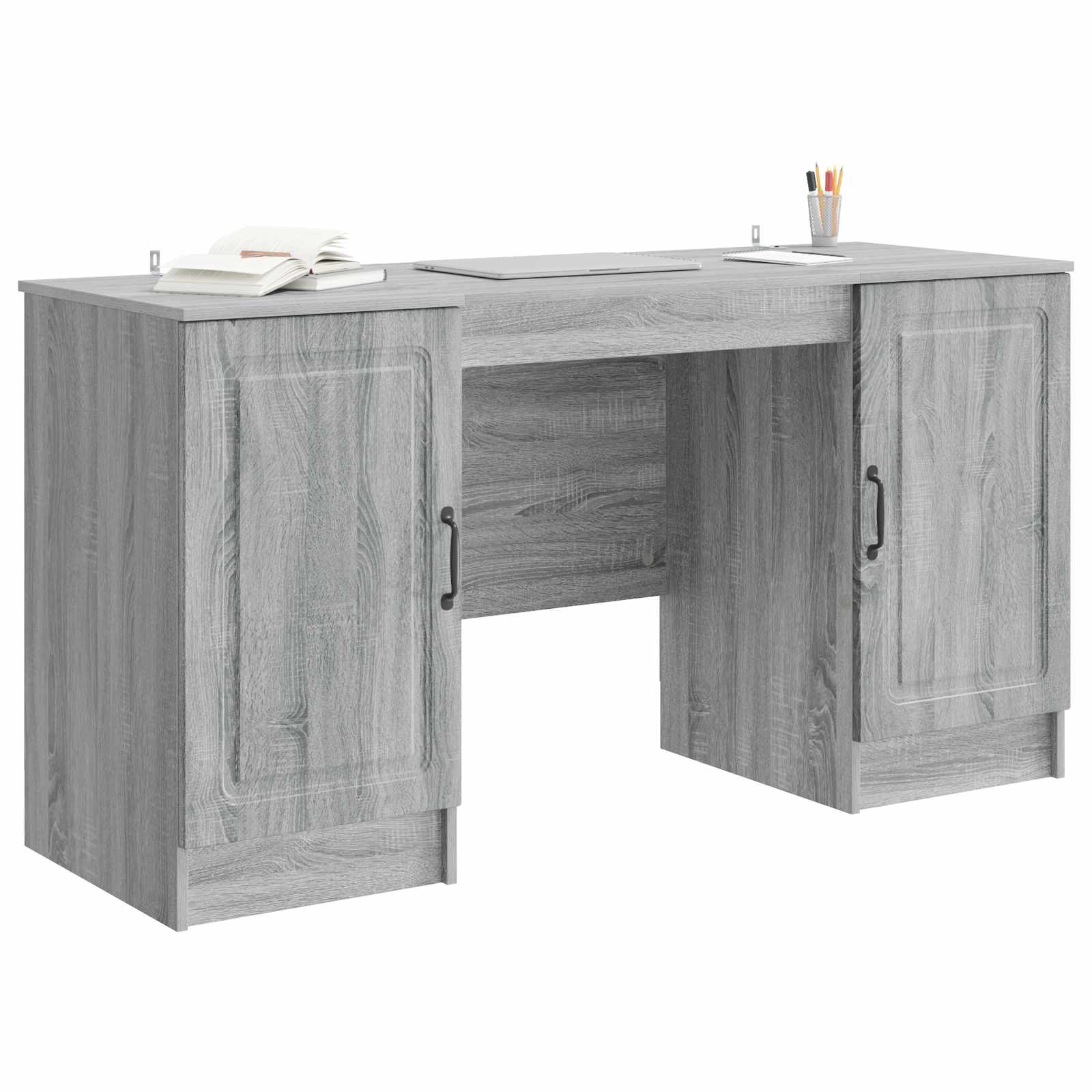 Scrivania Grigio Sonoma 142,5 x 50 x 75 cm Legno ingegnerizzato