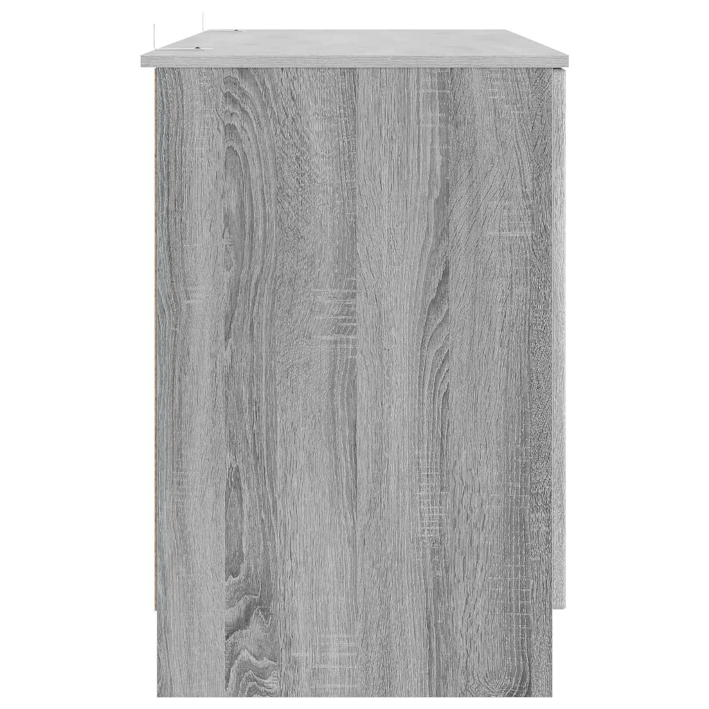 Scrivania Grigio Sonoma 142,5 x 50 x 75 cm Legno ingegnerizzato
