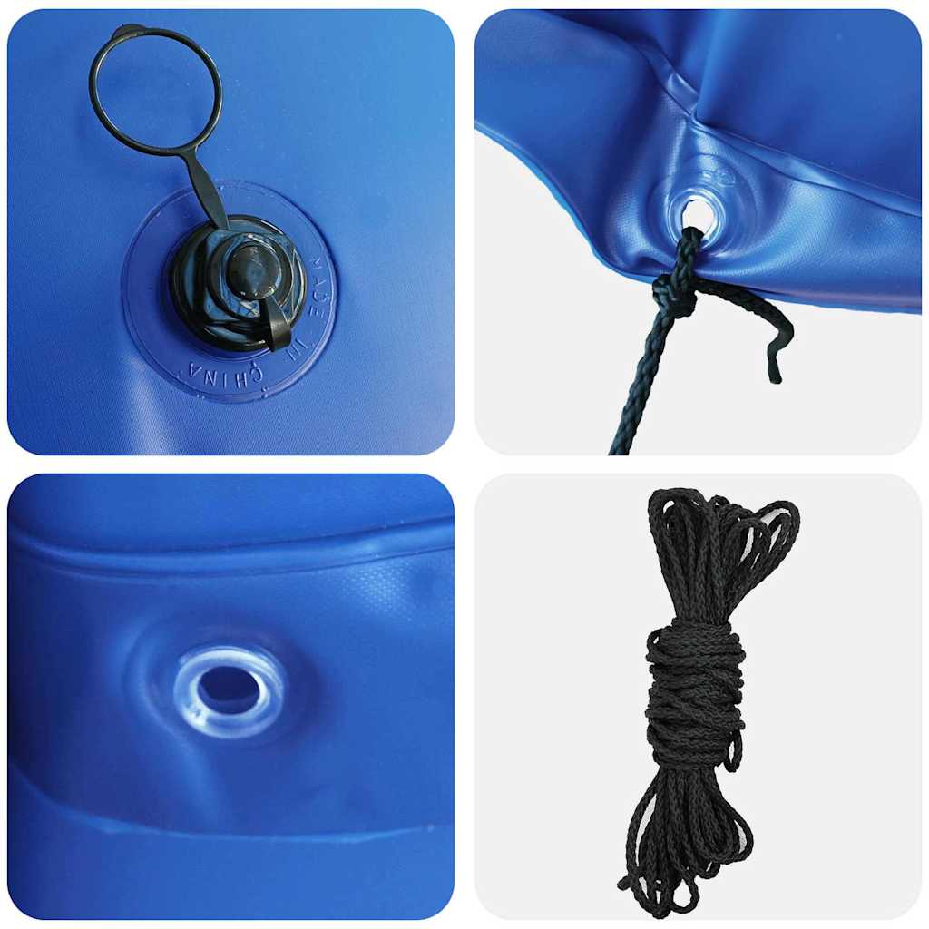 Cuscino invernale per piscina Blu Ø 310 x 180 cm PVC