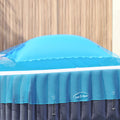 Cuscino invernale per piscina Blu 380 x 180 x 140 cm PVC