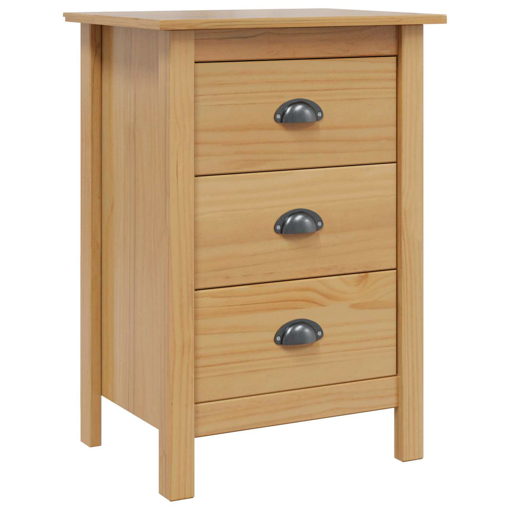 Armadio da Notte HILL Marrone miele 46 x 35 x 65 cm