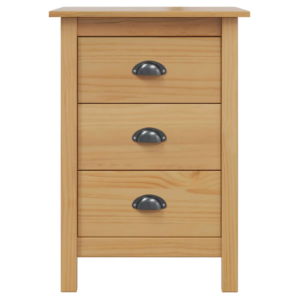 Armadio da Notte HILL Marrone miele 46 x 35 x 65 cm