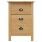 Armadio da Notte HILL Marrone miele 46 x 35 x 65 cm