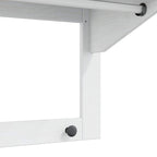 Appendiabiti HILL Bianco e marrone miele 90 x 35 x 41,5 cm