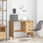 Scrivania con Cassetti HILL Marrone miele 100 x 45 x 74 cm