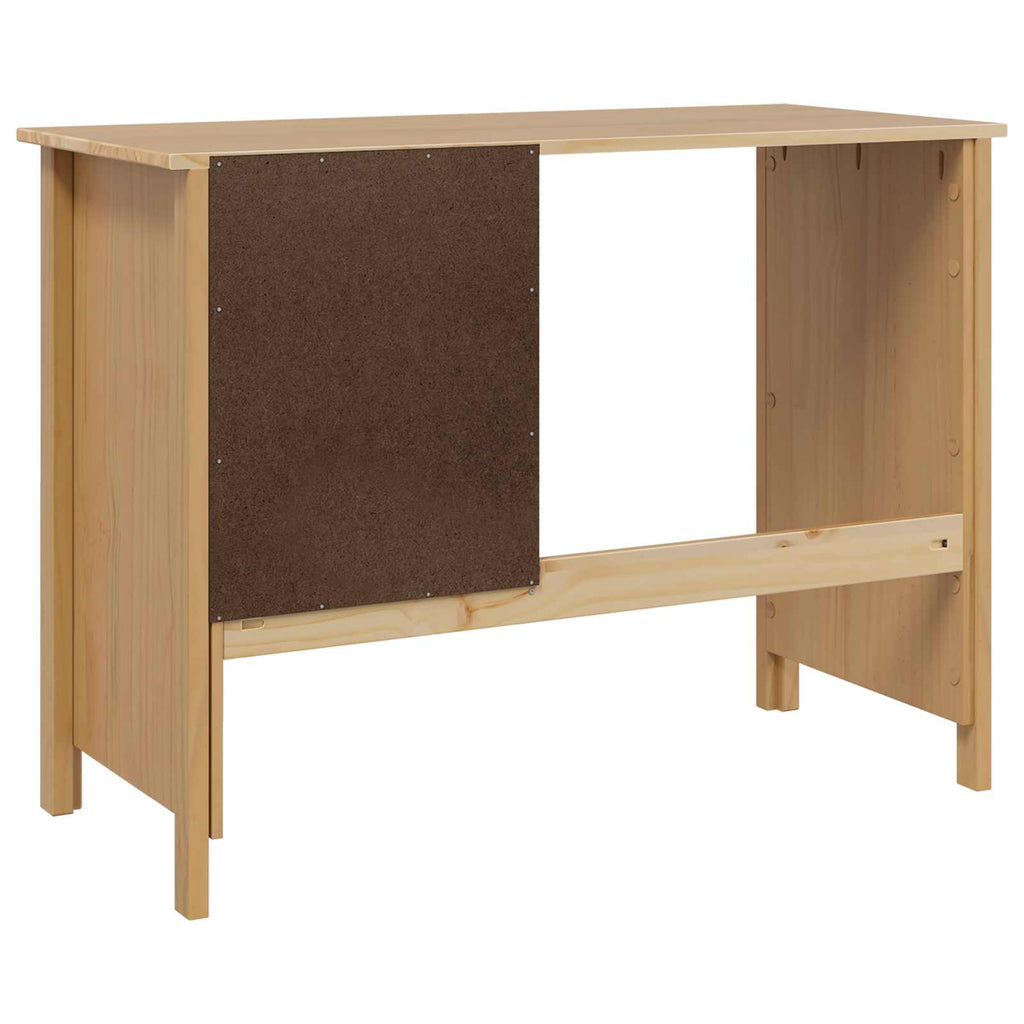 Scrivania con Cassetti HILL Marrone miele 100 x 45 x 74 cm