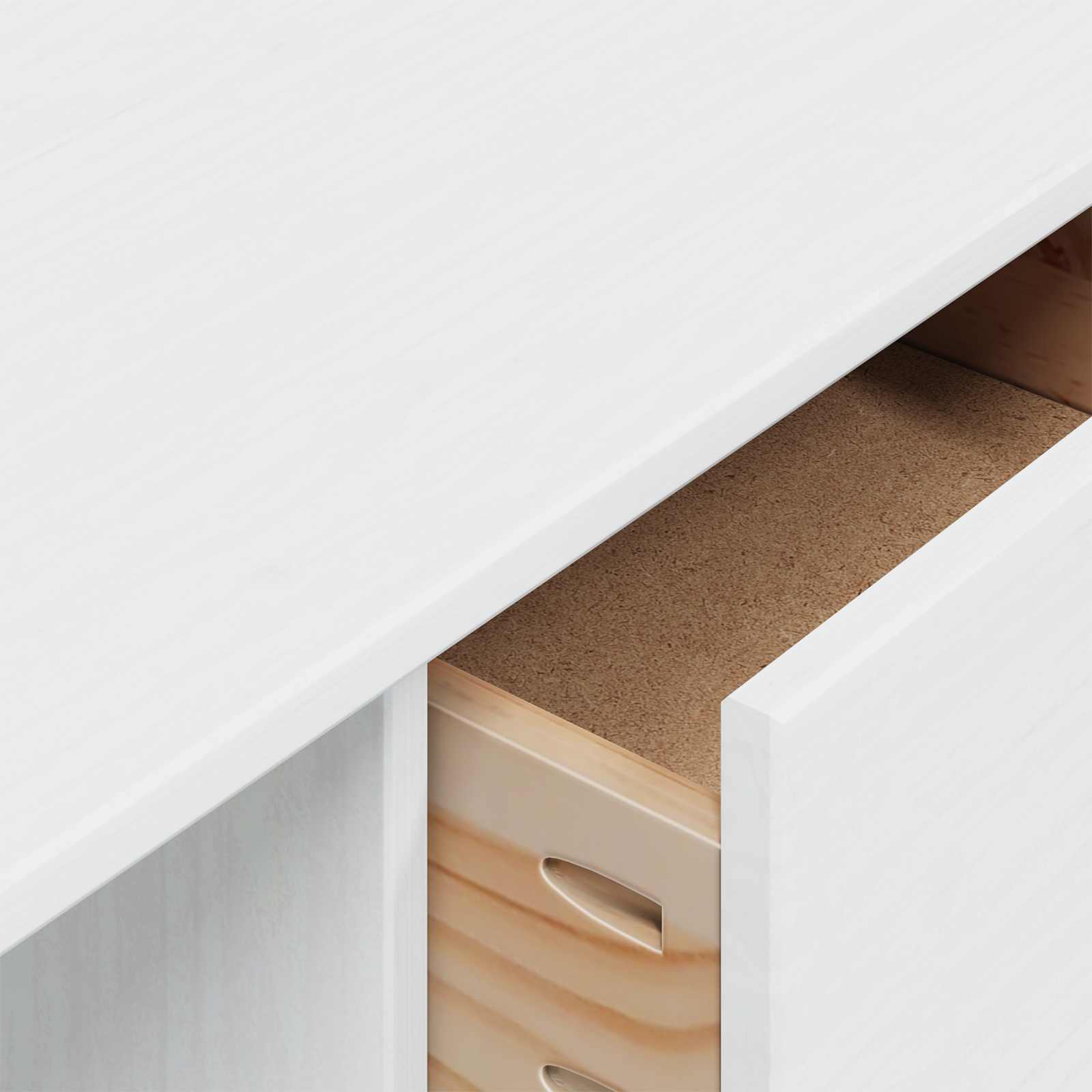 Scrivania con Cassetti HILL Bianco 100 x 45 x 74 cm